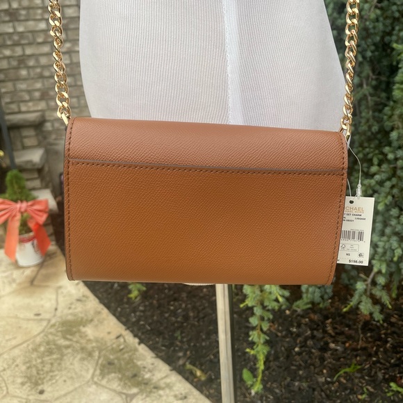 Michael Michael Kors Jet Set Charm Large Envelope Phone Crossbody Luggage Travel - Picture 10 of 11